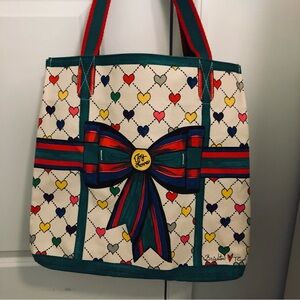 NWOT Brighton Colorful Bow Large Tote